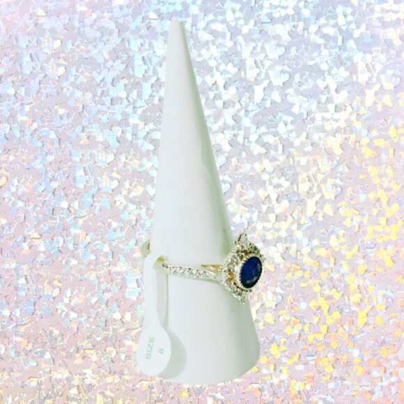 BP Genuine Amethyst Quartz Ring - Rose Gold Plating (Size 8) - Picture 3 of 7